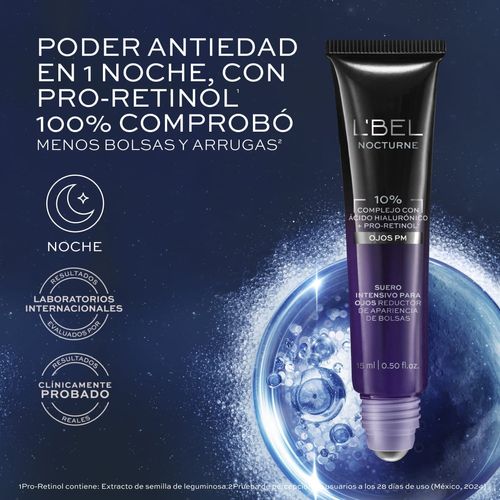 Nocturne Ojos crema para ojeras y contorno de ojos con ácido hialurónico 15 gr.